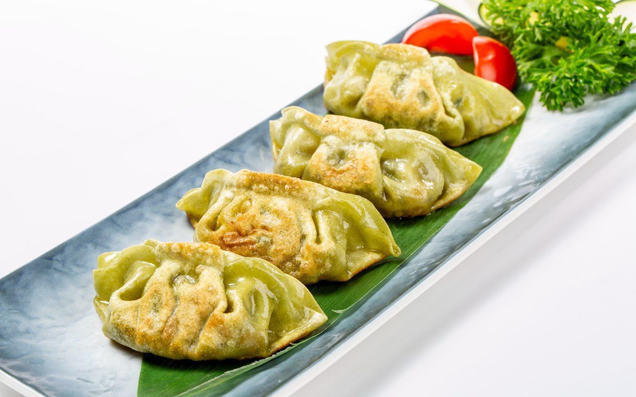 gyoza vegetarien grille