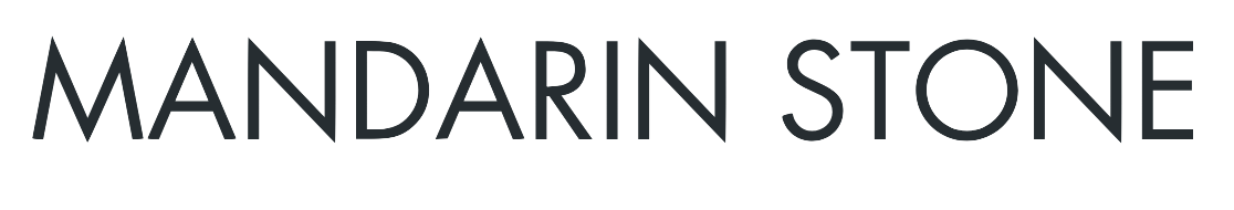 MANDARIN STONE logo in black text on a white background