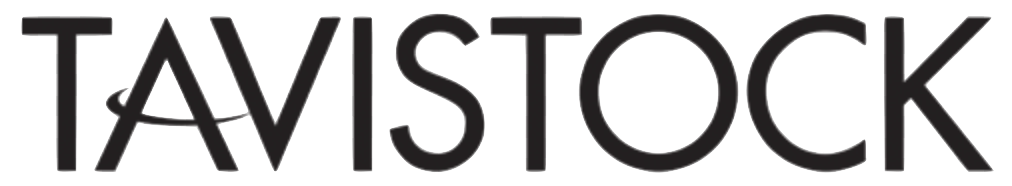 Black “TAVISTOCK” wordmark on a white background
