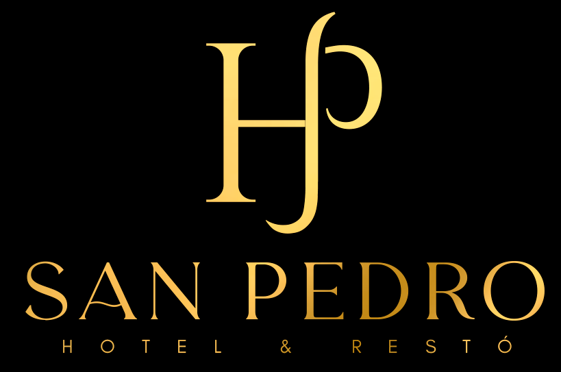 Hotel & Restó San Pedro Un logotipo para el hotel y resto san pedro