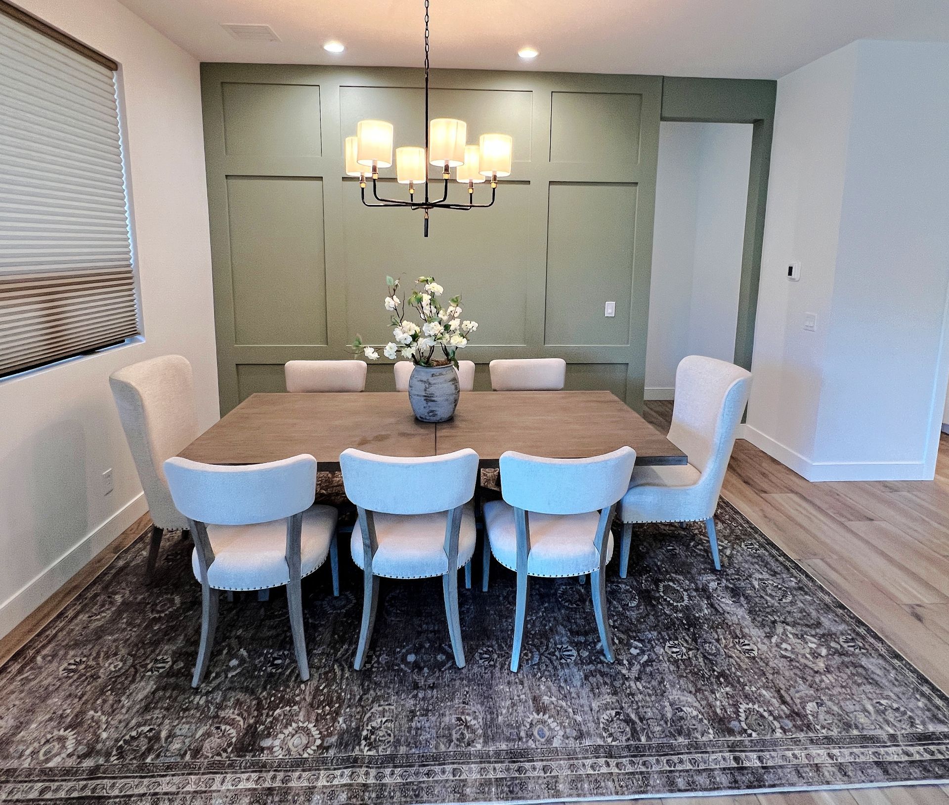 prescott custom home builder finished dining room