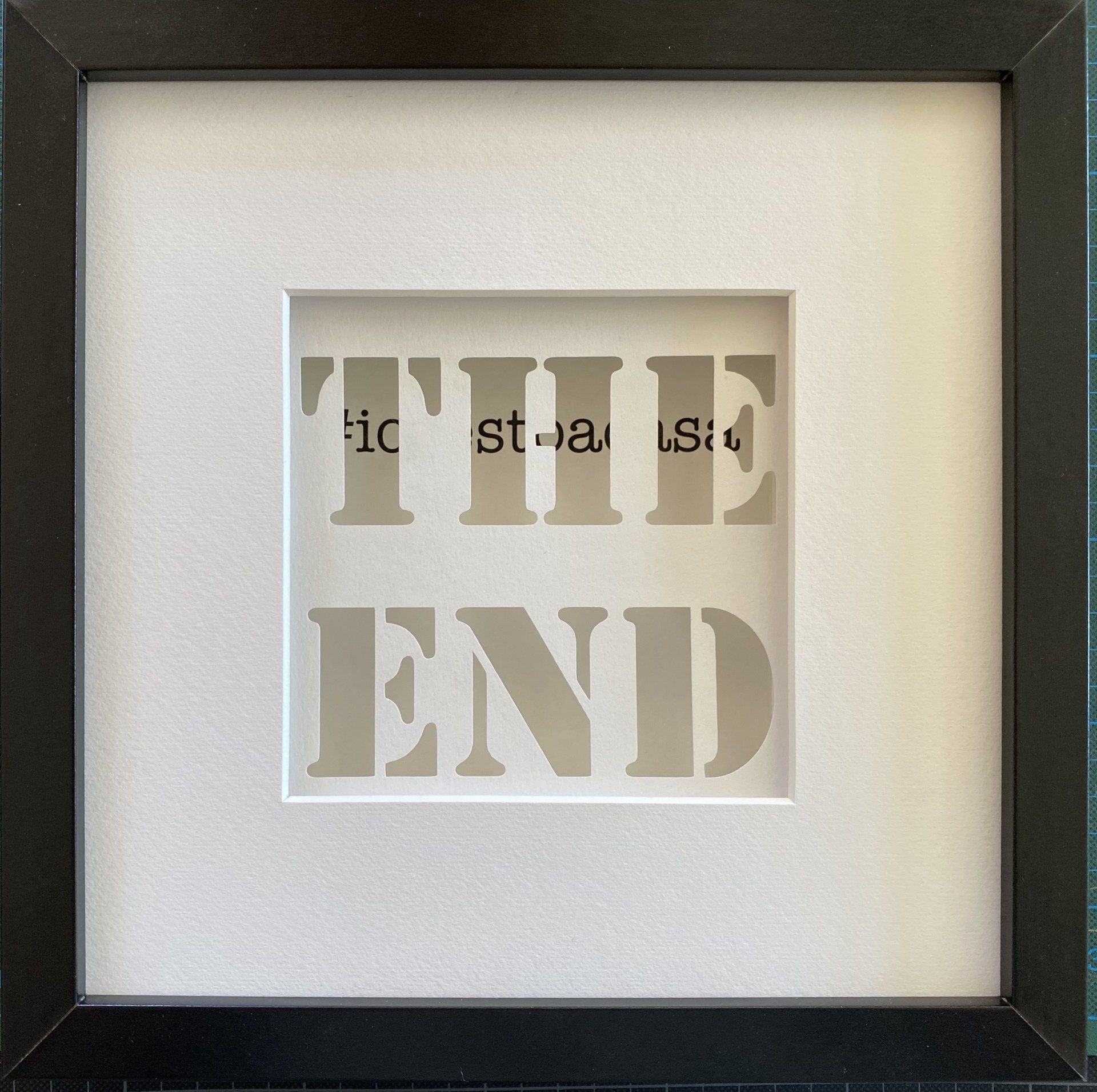 Print on Paper, Papercut, 25x25cm