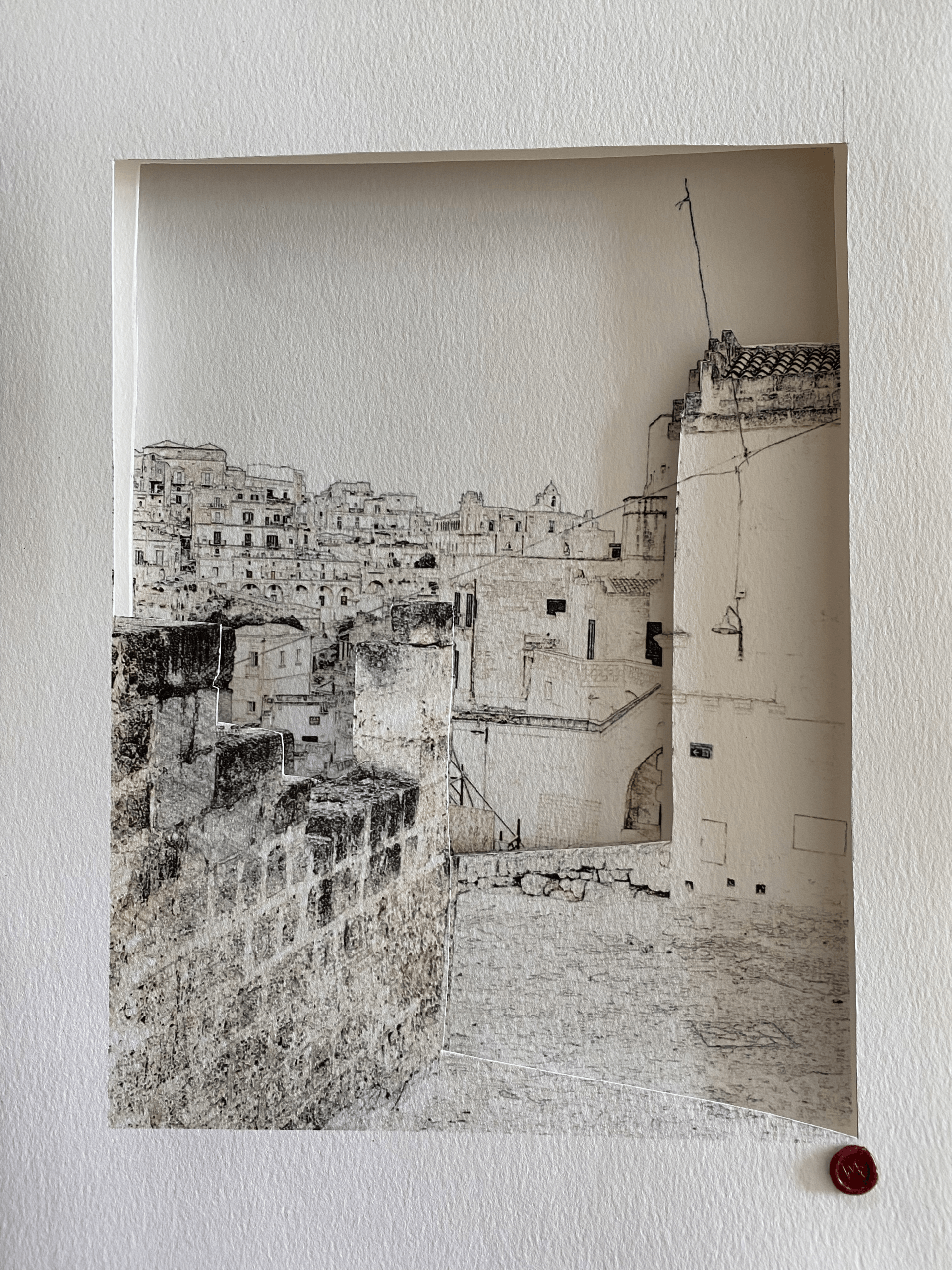 Print on Paper, handcut, 77x58cm