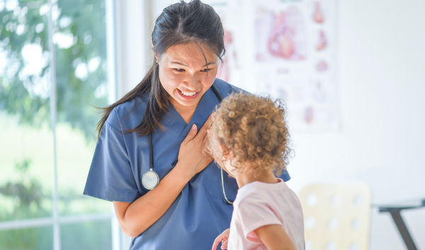doctor with child
