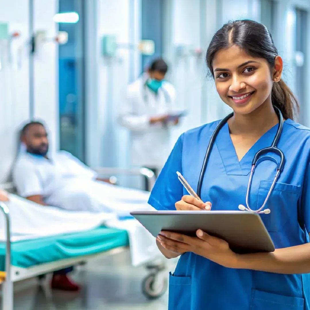 nurse in hospital