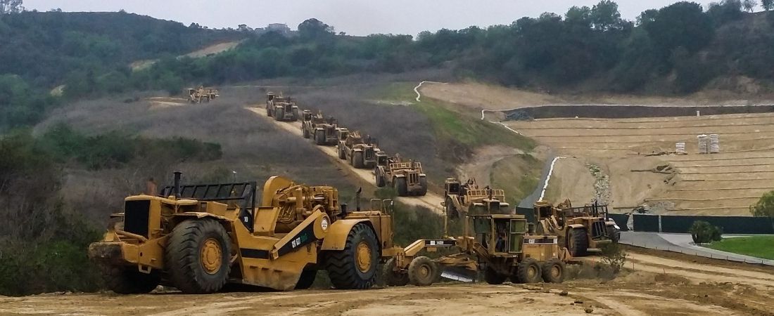 Canyon View Creekside with Tractor — San Clemente, CA — Consolidated Contracting