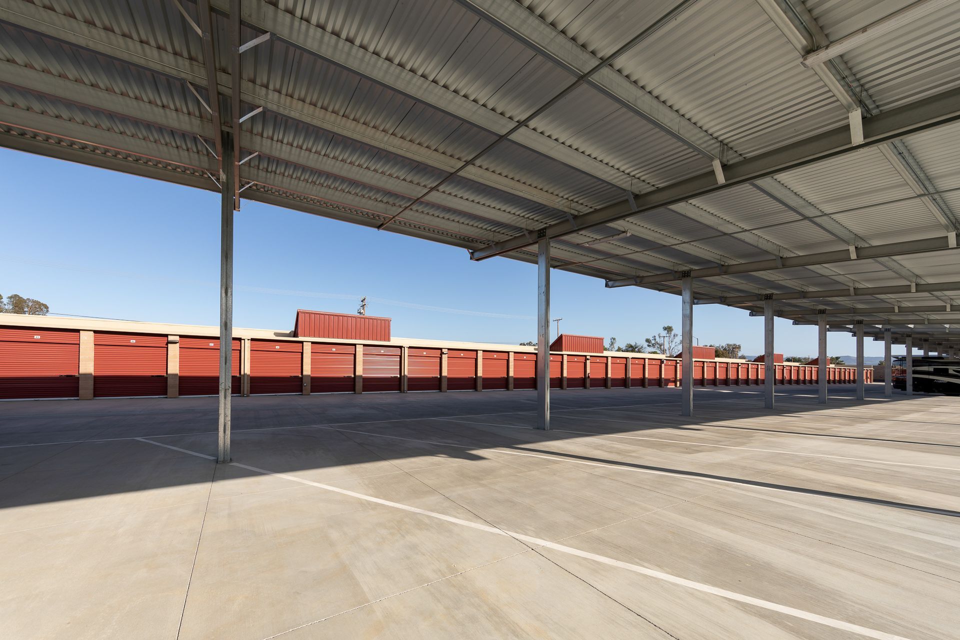 Big Easy RV & Boat Storage Side View — San Clemente, CA — Consolidated Contracting