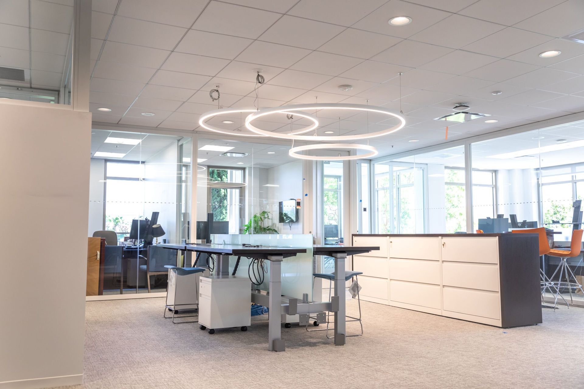 Financial Services Office Computer Tables — San Clemente, CA — Consolidated Contracting