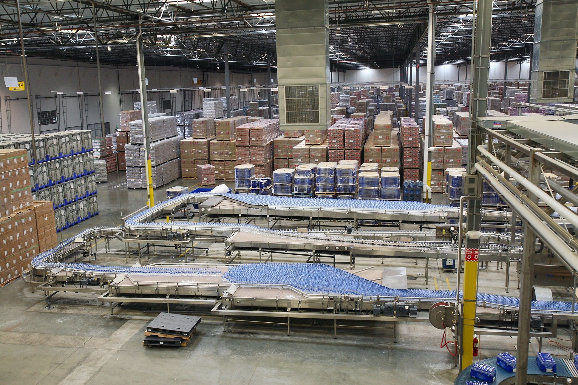 Cott Beverages Indoor View — San Clemente, CA — Consolidated Contracting
