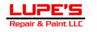 Lupe’s Repair & Paint LLC logo in red and black text