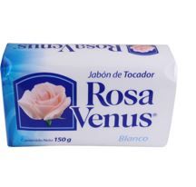 Jabon de tocador rosa Venus blanco 150 gr