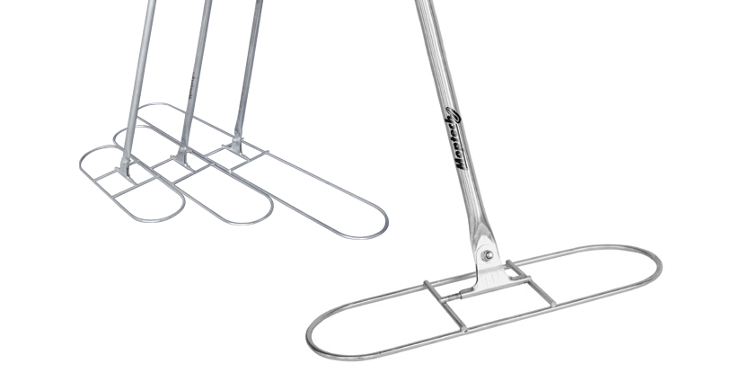 BASE METÁLICAS Tradicionales para MOPS 125 cm                  (EL CASTOR)