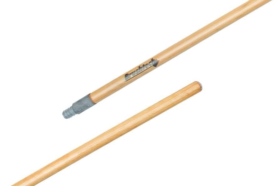BASTÓN DE MADERA DE PINO De 1.50m con punta metálica roscada                                                  ( EL CASTOR)