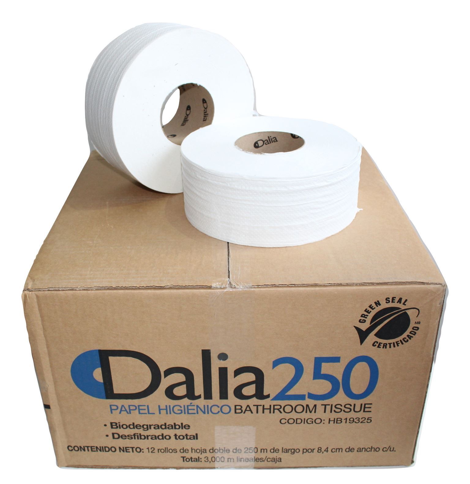 PAPEL HIGIÉNICO JUNIOR DALIA 250 HB19325
