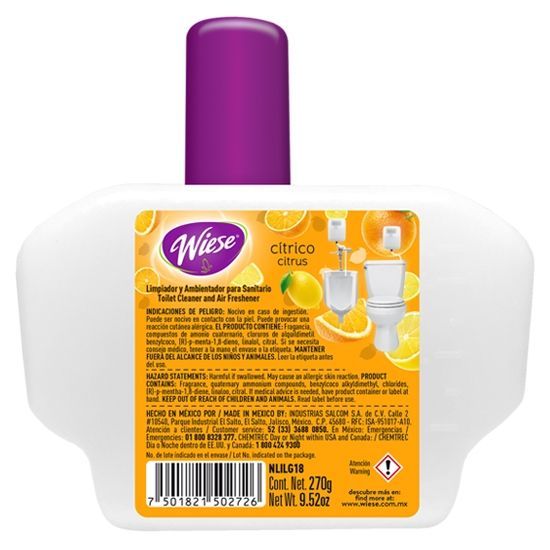 Repuesto Wick Liquido Goteador Wiese Citrus NLILG51