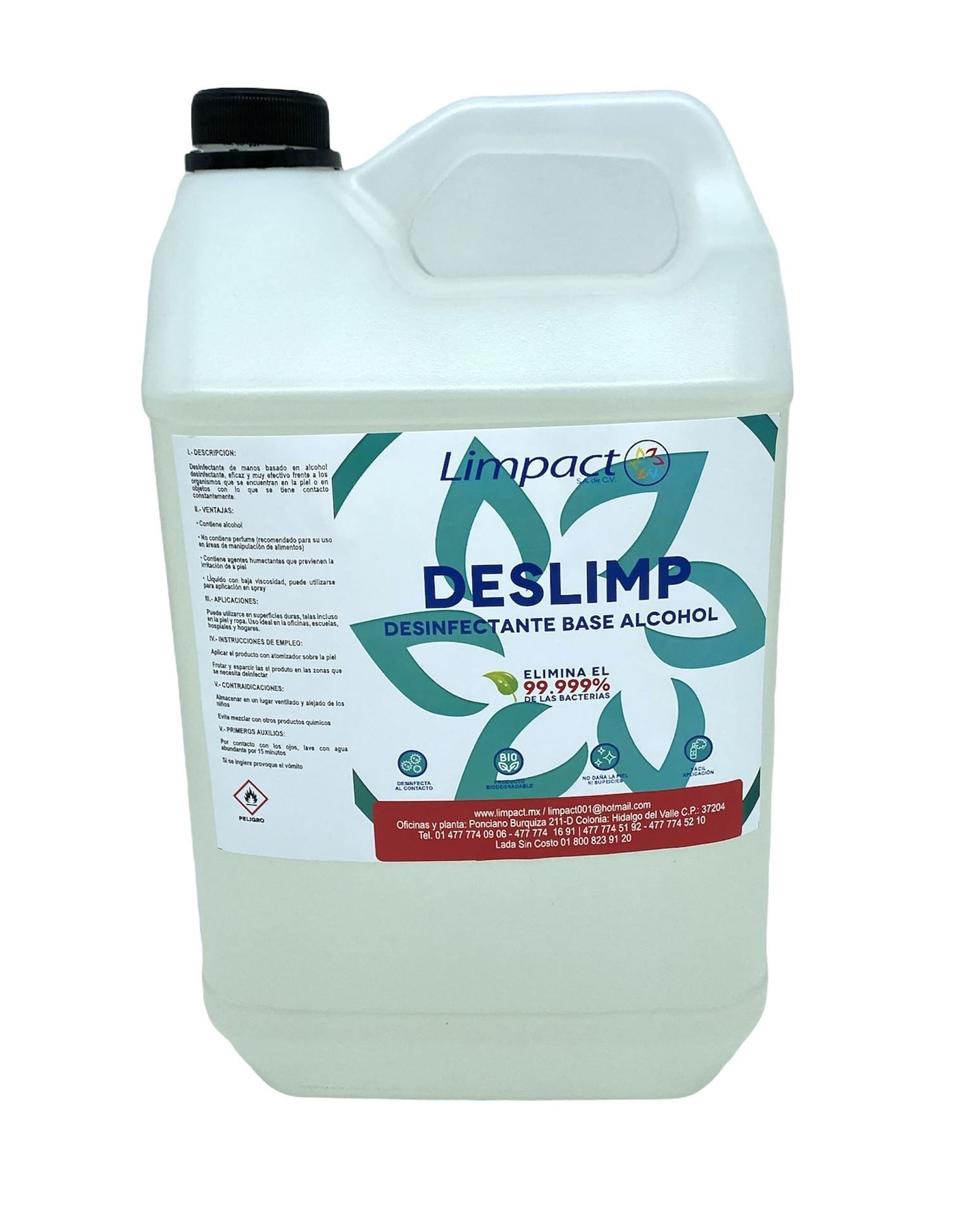 DESLIMP (desinfectante base alcohol)