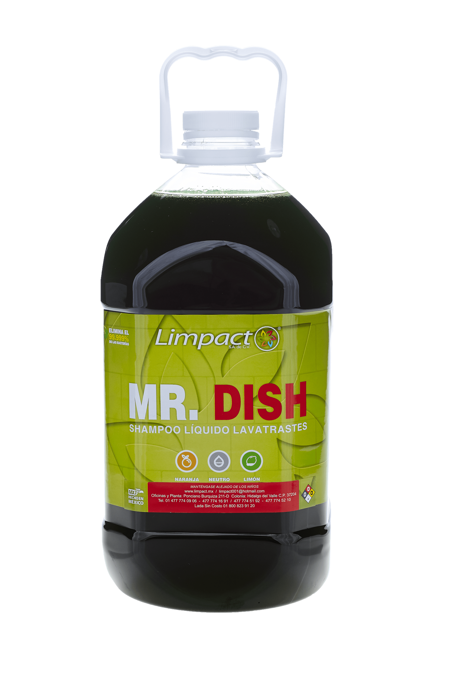 MR DISH (Detergente líquido para trastes)