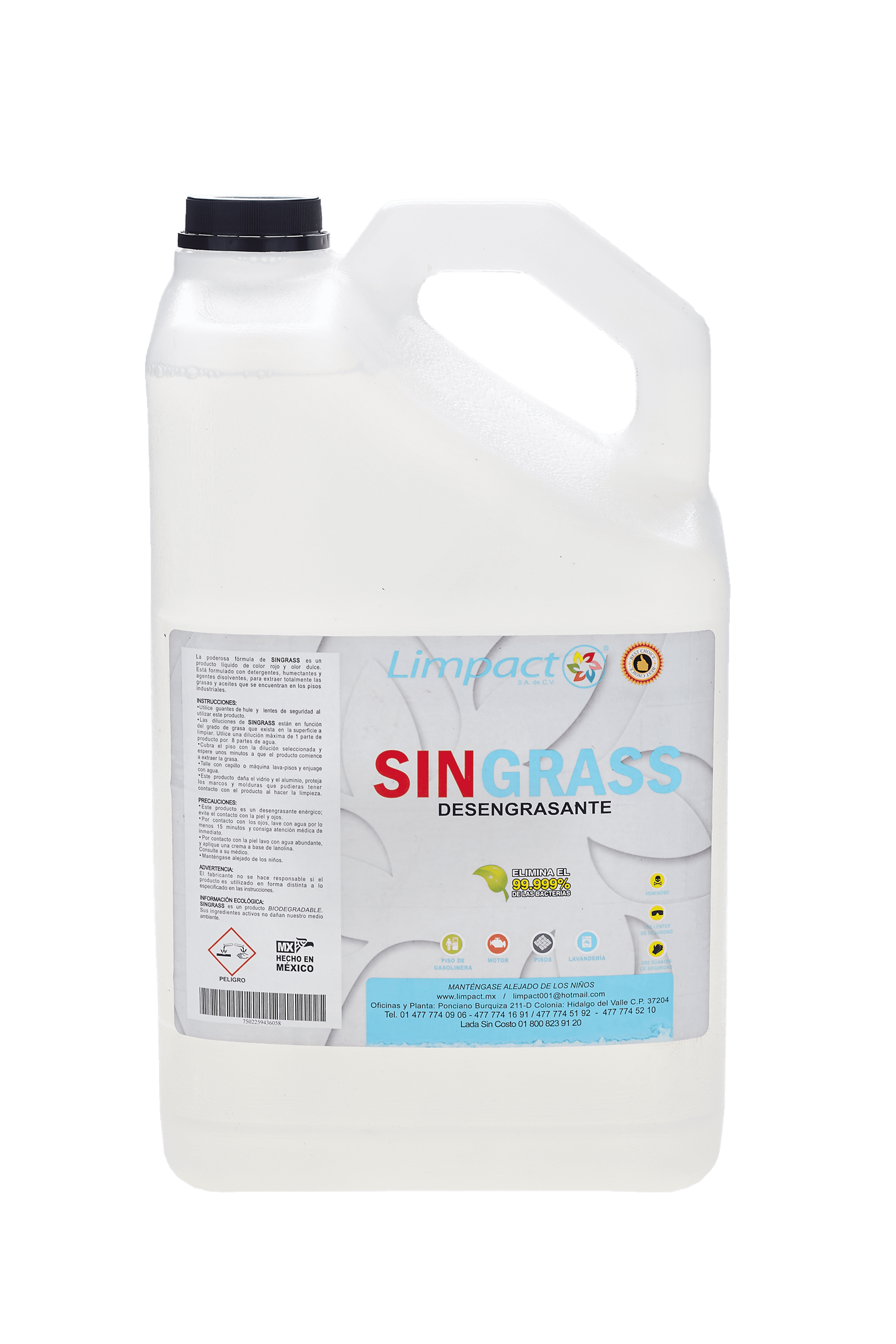 SINGRAS (Desengrasante concentrado)