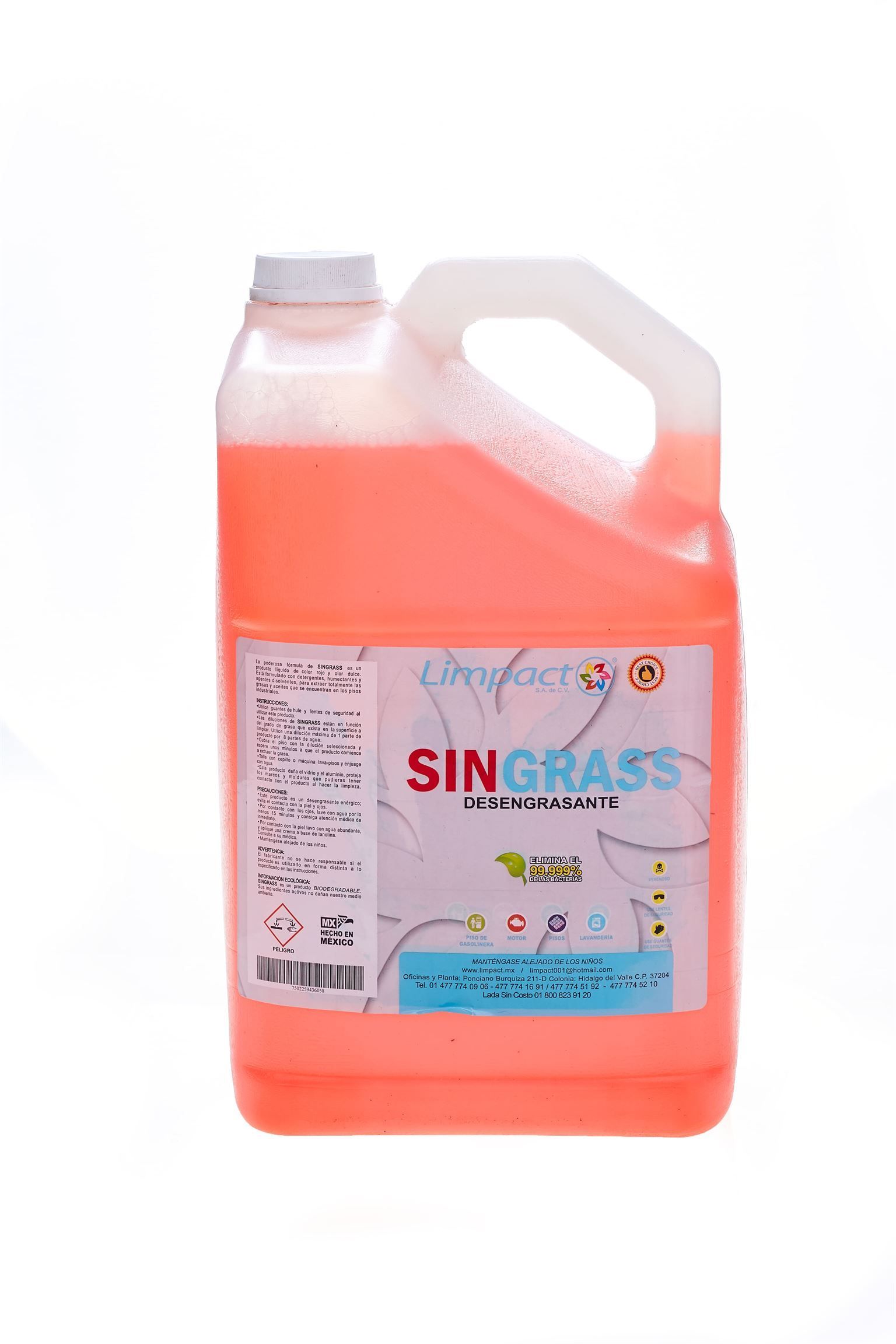 SINGRAS PLUS (Desengrasante concentrado)