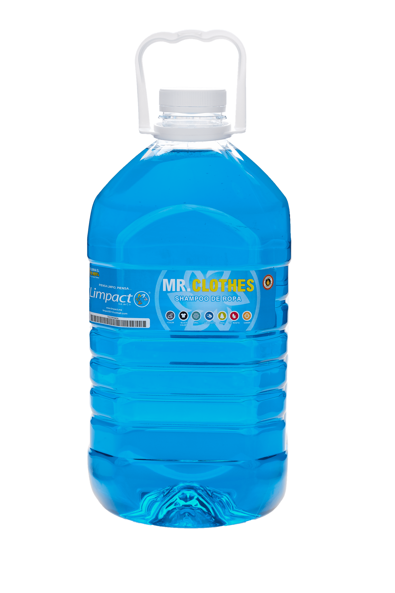 Detergente líquido para ropa de color