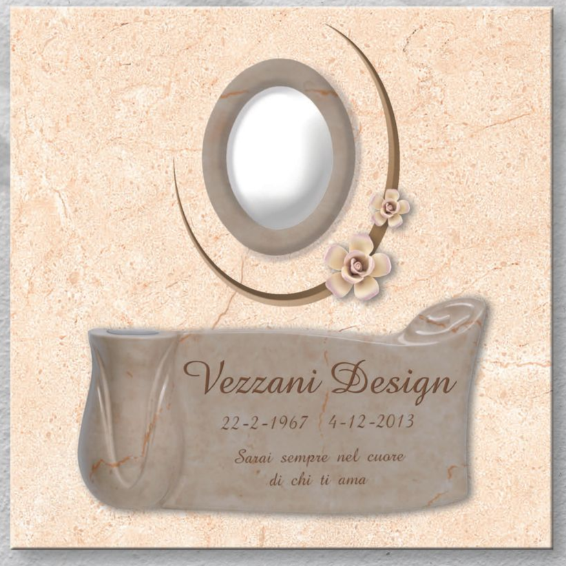 Ossario con incisione personalizzata vezzani design 3