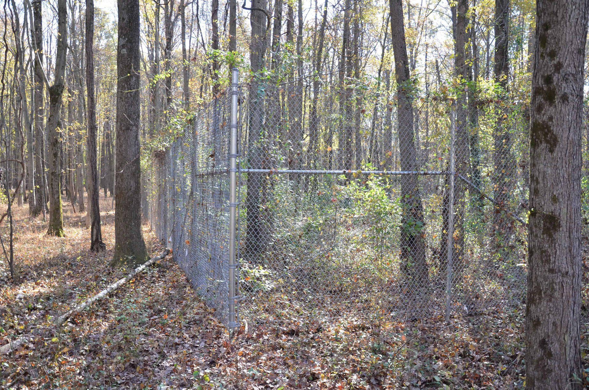 Chain link fence repairs