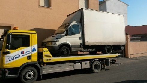 rimorchio di un furgone