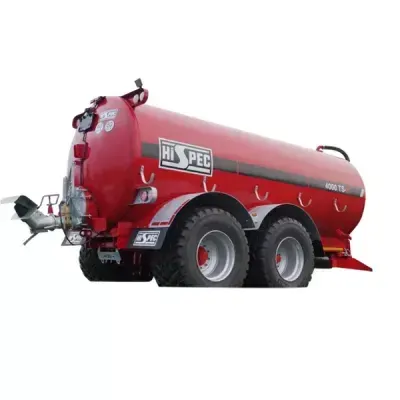 A red truck with the word hi spec on it