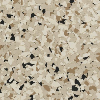 Shoreline decorative flake color sample, FB-421
