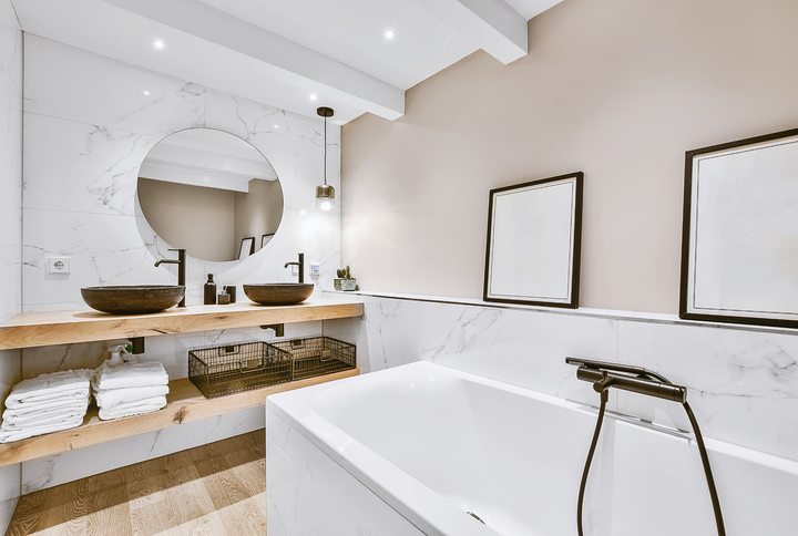 bright modern bathroom