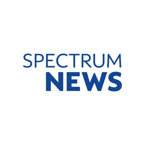 Spectrum News logo in blue text on a white background