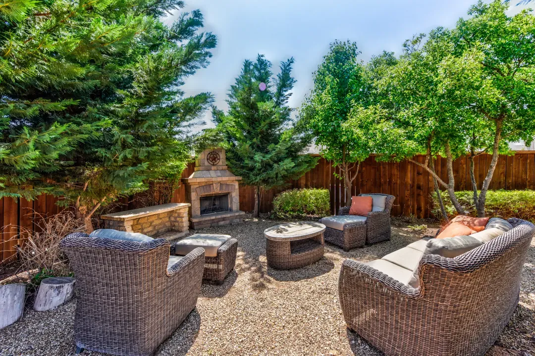 Brickstone Villas outdoor fire pit seating