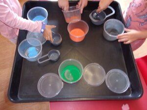 Mixing colours