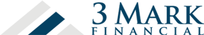 3 Mark Financial logo with blue icon and text on a white background