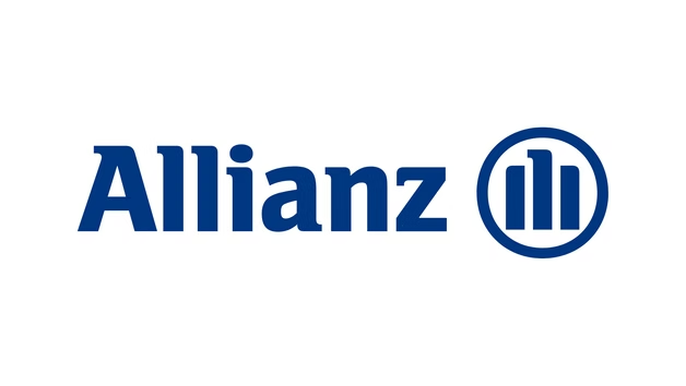 Allianz logo in blue with circular bar icon on a white background