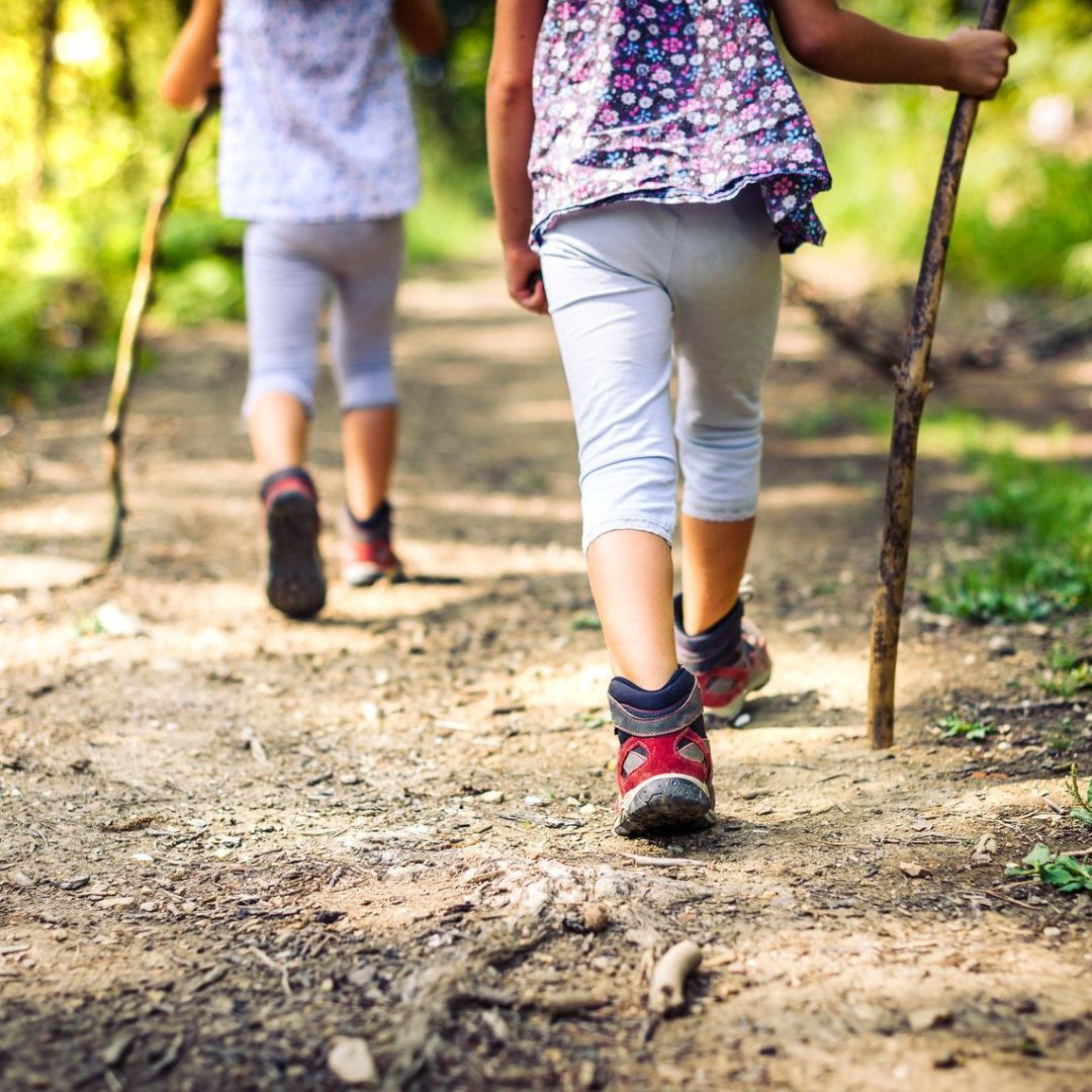 Kentucky outdoor activities include family hiking. Campbellsville is a Kentucky Trail Town.