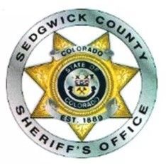A badge for the sedgwick county sheriff 's office