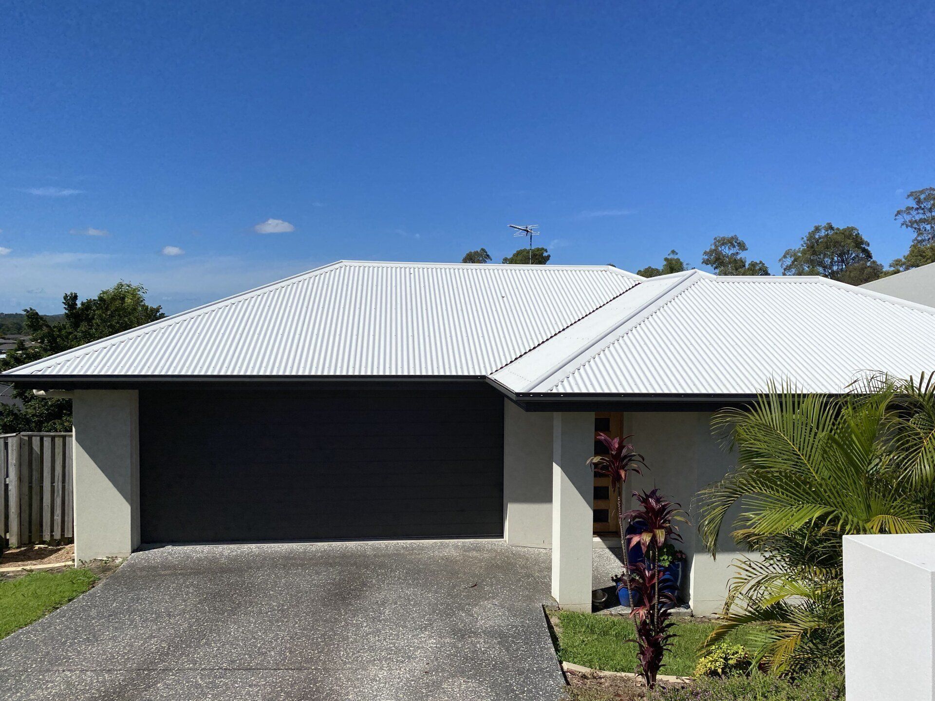 New Grey Metal Roof — Roofing in Goulburn, NSW