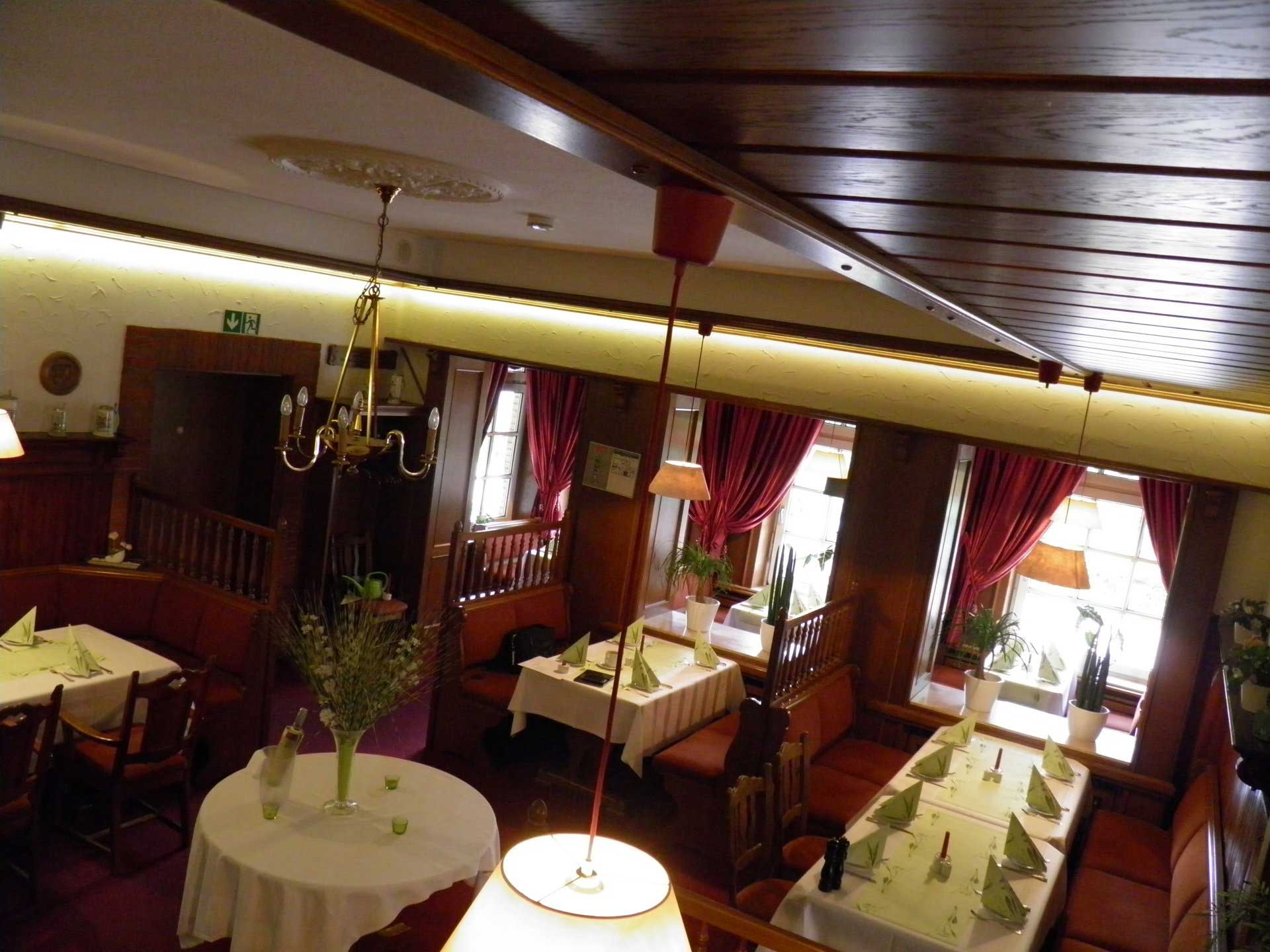 Tische im Restaurant Fährhaus Ziehl