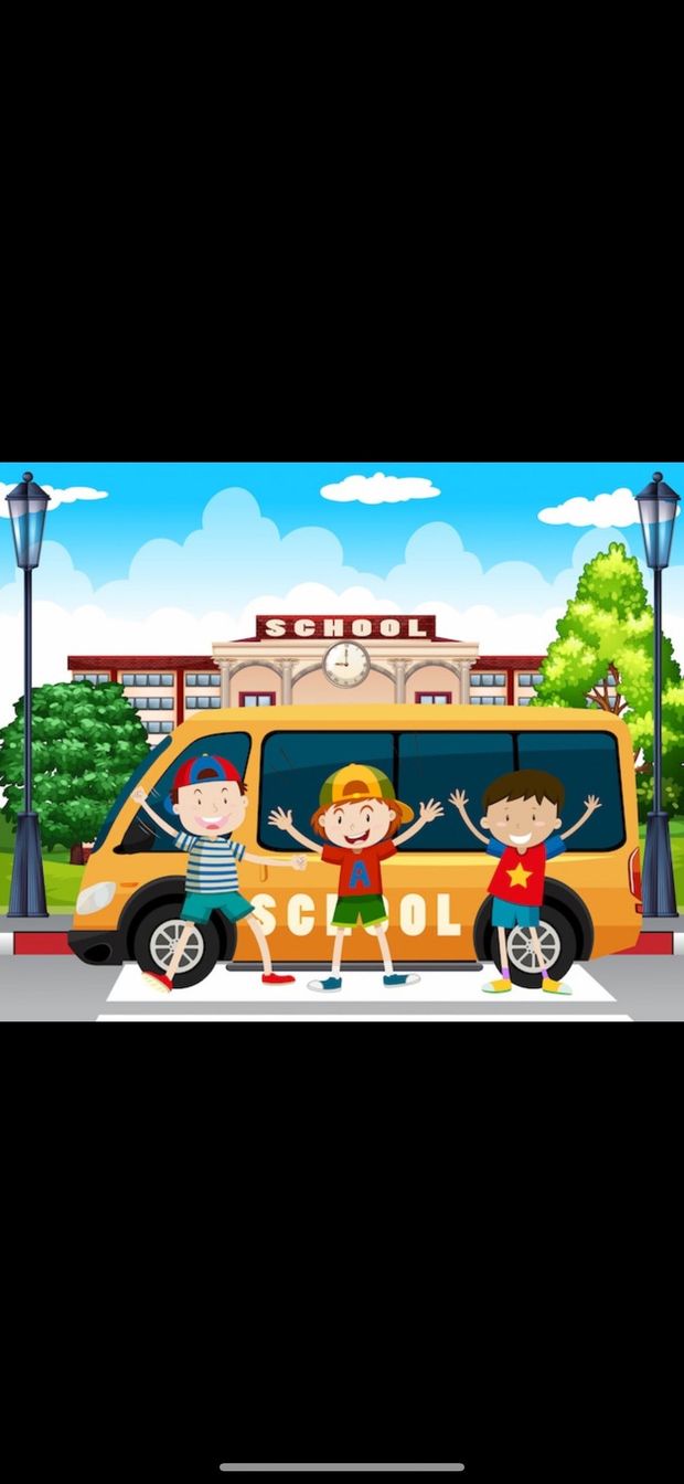 Students inside the School Bus