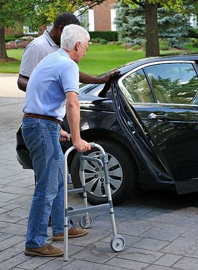 Van With Lift for Passengers in Wheelchair