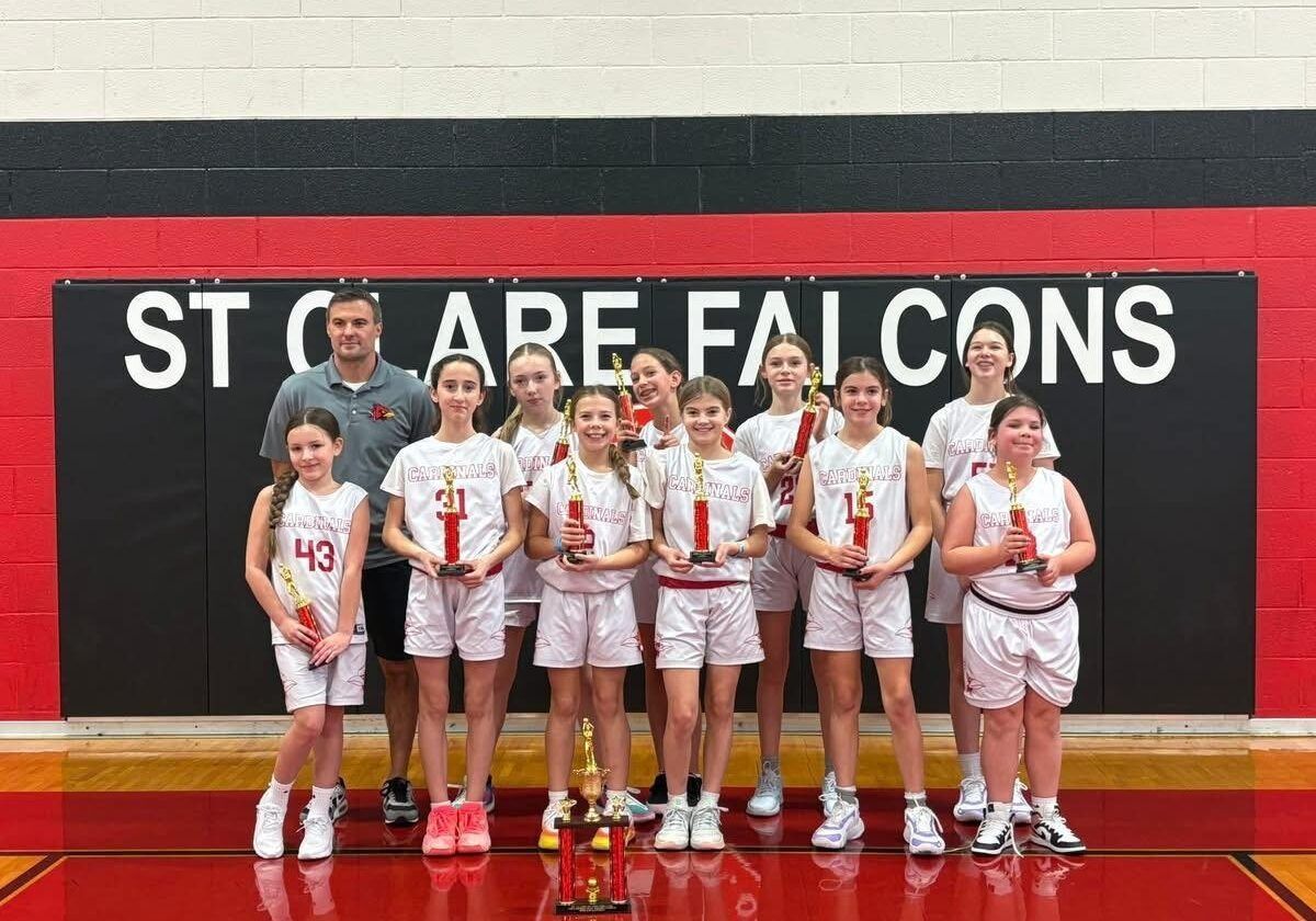 JV1 Gorls Basketball team