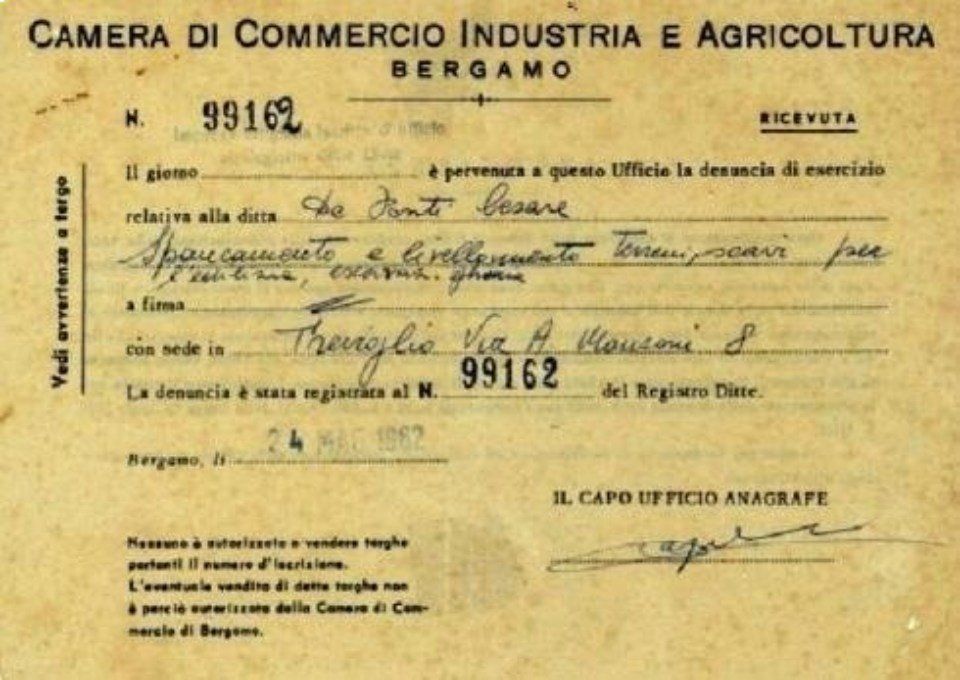 Certificato antico