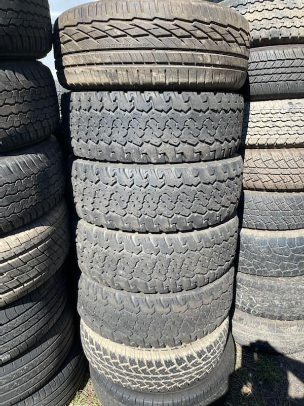 Pile of Used Tires on A Sunny Day — Rite Price Tyres In Berkeley Vale, NSW