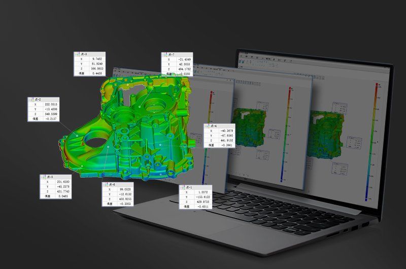 Wireless EinScan HX Handheld 3D Scanner for reverse engineering