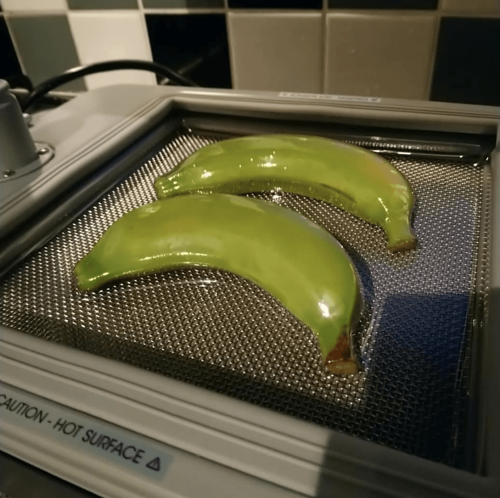 A chef making a cast custom mold