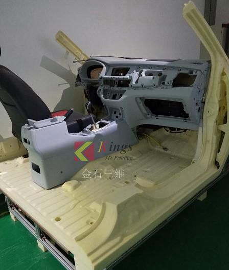 Prototype car chasis by SLA 3d printer