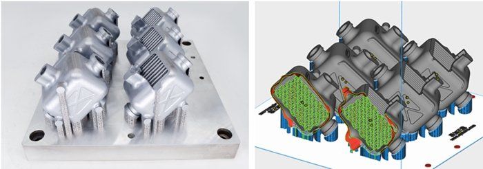 Automotive 3d print metal