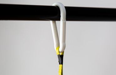 Hook on a black color bar