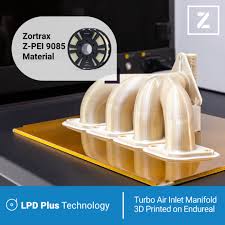 High performance Ultem 9085 material part just printed out from printer